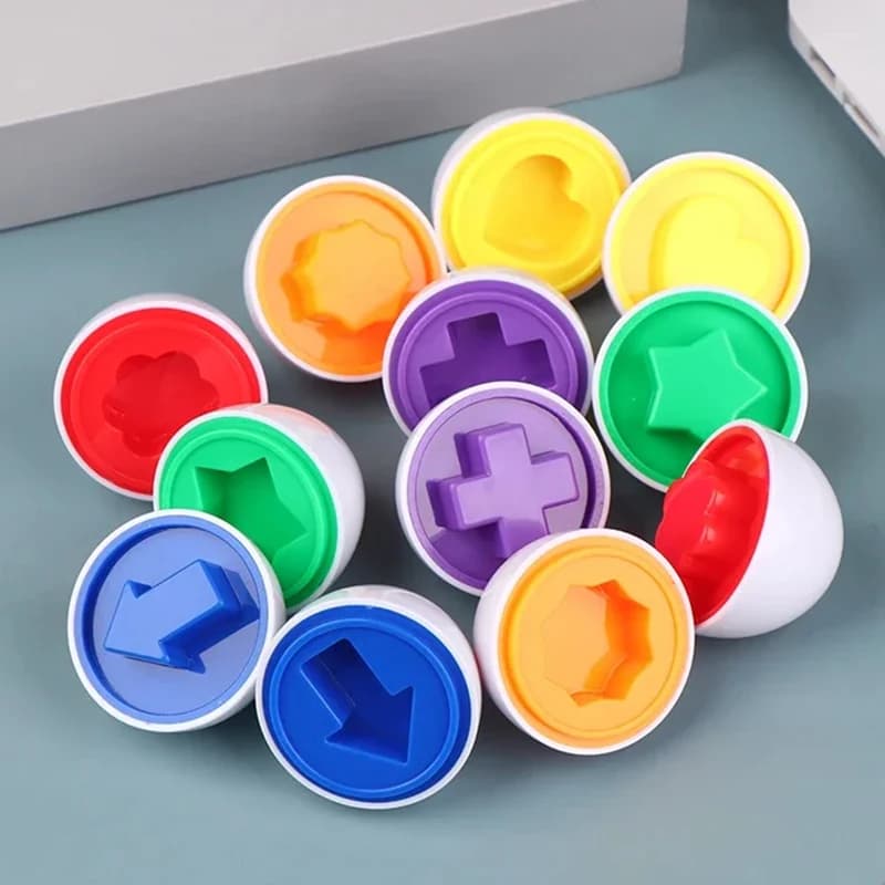 FunnyEggs - Układanka edukacyjna jajka dla dzieci