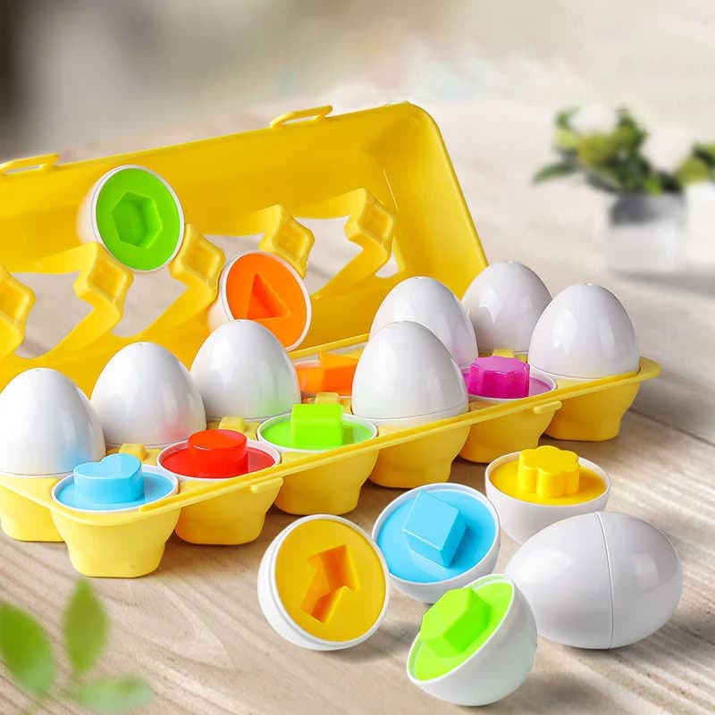 FunnyEggs - Układanka edukacyjna jajka dla dzieci