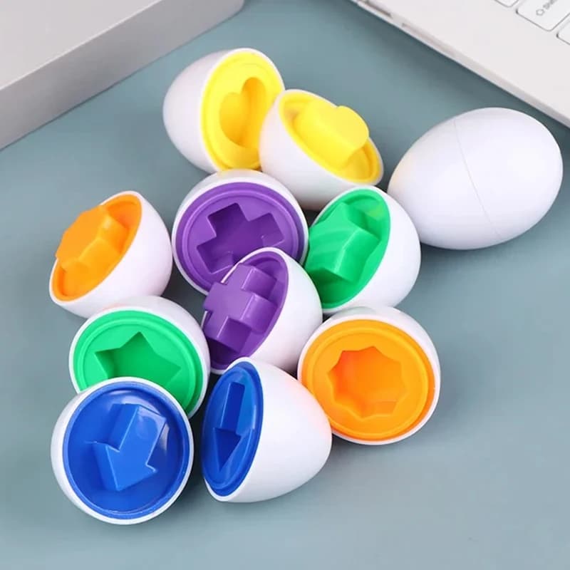FunnyEggs - Układanka edukacyjna jajka dla dzieci